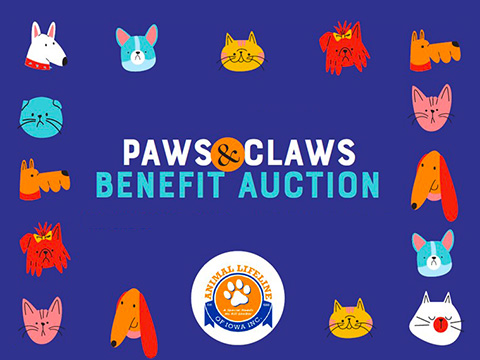 Paws and Claws Animal Lifeline of Iowa Auction